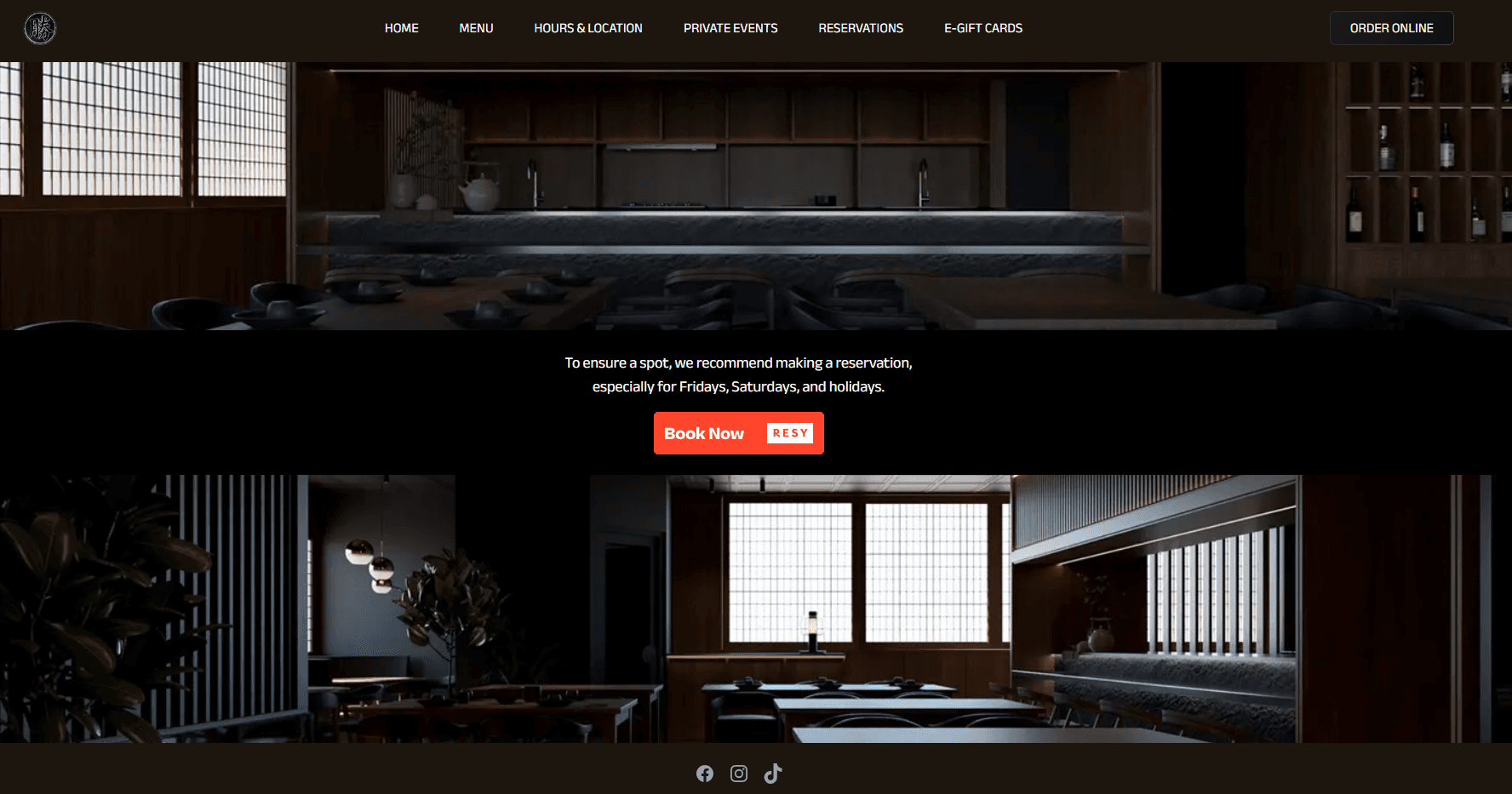 Restaurant Website